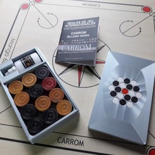 carrom-Aufbewahrungsbox Spiel - billard indien box carrom Spielzeug, Spiel-Zubehör 3d print model - Mito3D