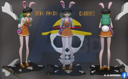 carota pezzo coniglio doe visone bestie guerrieri 3d print model - Mito3D