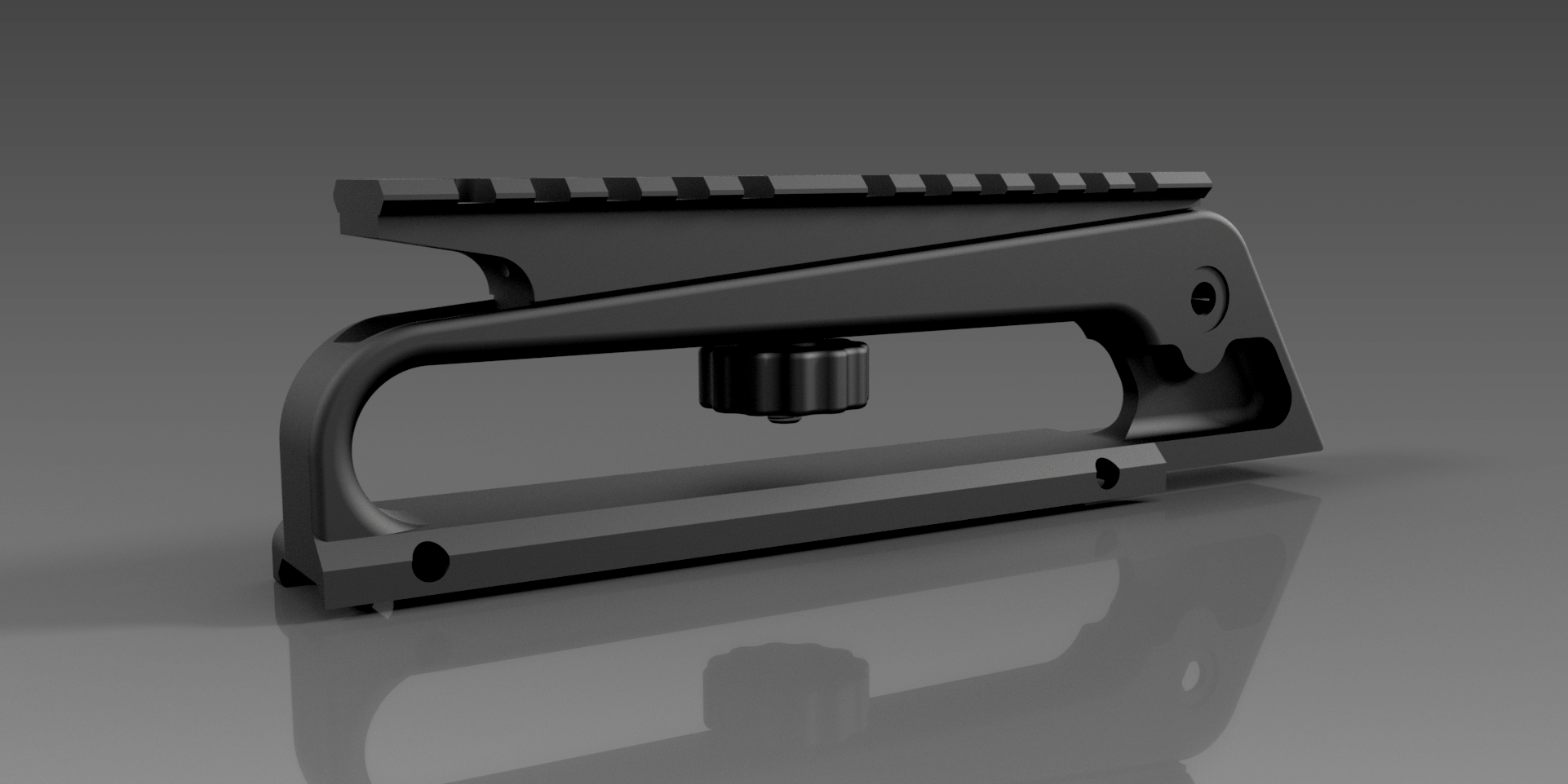 trasportare maniglia a2 picatinny rotaia ar15 m16 m4a1 pistola arma magpul presa inferiore fucile ar 15 telaio ak 47 3D print model - Mito3D