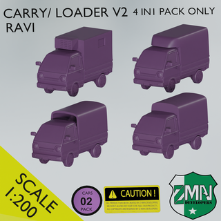 trasportare caricatore 4 1 v3 furgone camion suzuki ravi gse resina sla 3d print model - Mito3D