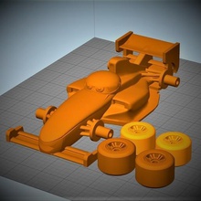 cars2 francesco bernoulli gioco gara giocattolo il veicolo cartone animato disney di auto 3d print model - Mito3D
