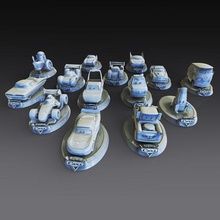 coches art de disney walt carla rey luigi mate ray 3d print model - Mito3D