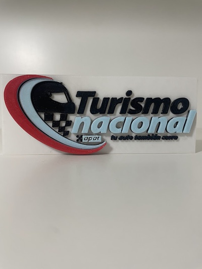 cartel turismo nacional arte carretera carreras decoraci n autos motos 3d print model - Mito3D