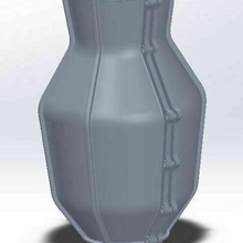 charretier vase art 3d print model - Mito3D