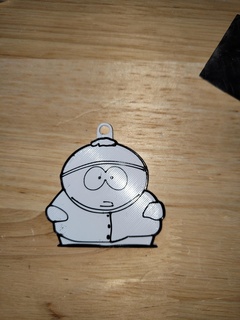 Cartman Schlüsselbund Mode Süd Park Schlüsselanhänger 3d print model - Mito3D