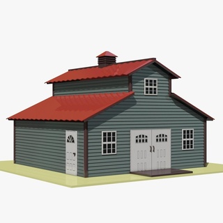 cartoon barn 3d print model - Mito3D