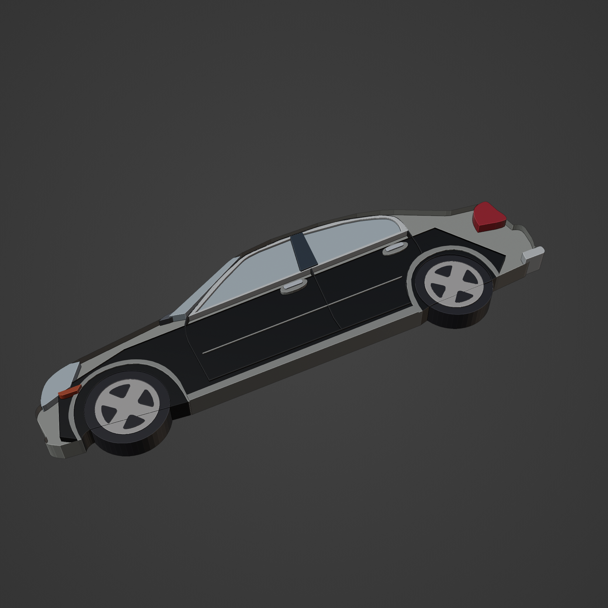 dessin animé voiture impression voitures loisir américain auto automobile esquive chargeur hellcat sport musclée muscle d'impression plastique 3D print model - Mito3D