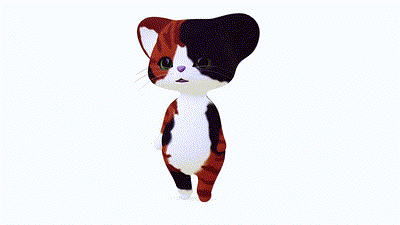 karikatür kedi 3d model animasyonlu baskı Maya 3ds max birlik gerçek dışı blender c4d kediler çizgi filmler Hileli hileli karakter teçhizat hayvan fbx high end fotogerçekçi modeller Doğa kedisi karikatürü doğa c cat cartoon indir 3d print model - Mito3D