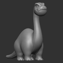 cartoon dino game toys toy miniature figurine diplodocus dinosaur 3d print model - Mito3D