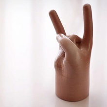 cartoon mano roccia mani anet a6 duca dok umana la vernice spruzzo scultura 3d print model - Mito3D