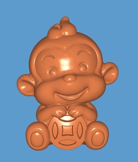 desenho animado macaco desenho animado macaco 3d print model - Mito3D