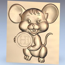 cartoon relief model himy friends character art toy engraving cnc 3d printing sculpture