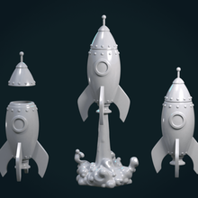 dibujos animados de cohetes art el astronauta galáctica meteorito la astronomía cielo asteroide galaxia constelación selestial cosmos estrella espacio luna ovni cohete media 3d print model - Mito3D
