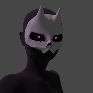 cartoon skull mask 3d print model - Mito3D
