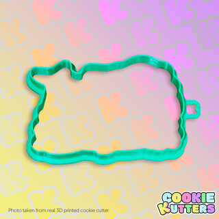 cartoon whale sea cookie cutter mold silhouette kutters kitchen food recipe cookies 3d print contour 3d print model - Mito3D