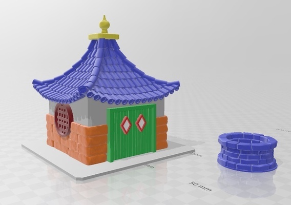 casa non gohan y goku drago palla gou bulma dbz sh figuarts 3d print model - Mito3D