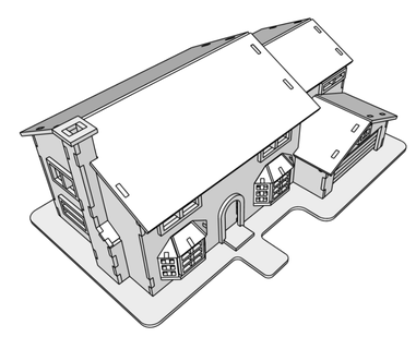 casa simpsons simpsons casa juego simpsons casa juguete modelo pasatiempo muñeca casa 3d print model - Mito3D