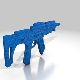 casa papel pistolet 3d impression 3d print model - Mito3D
