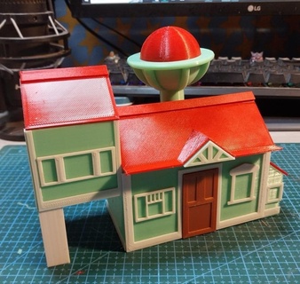 casa apoya lilo stich puntada disney mamarracho muñeca figura modelo decoración animación extraterrestre hogar 3d print model - Mito3D