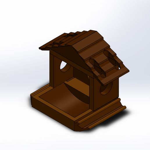 casa paraca aves anycubicgarden jardinería jardín osar 3d pajaros hogar colgable lugares planes 3D print model - Mito3D