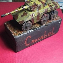 cascabel tanque juguete escala modelo 3d print model - Mito3D