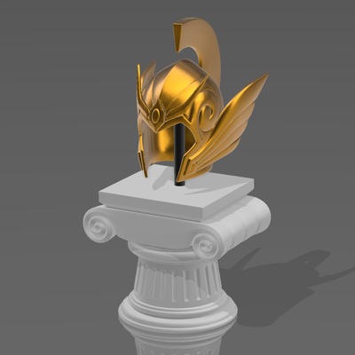 casco de widder helm casque binden kunst heilige seiya saintseiya caballeros del zodiaco gürteltier rüstung 3d print model - Mito3D