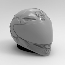 casco gotisch Valentino Rossi vr46 Helm motogp 46 Yamaha 3d print model - Mito3D