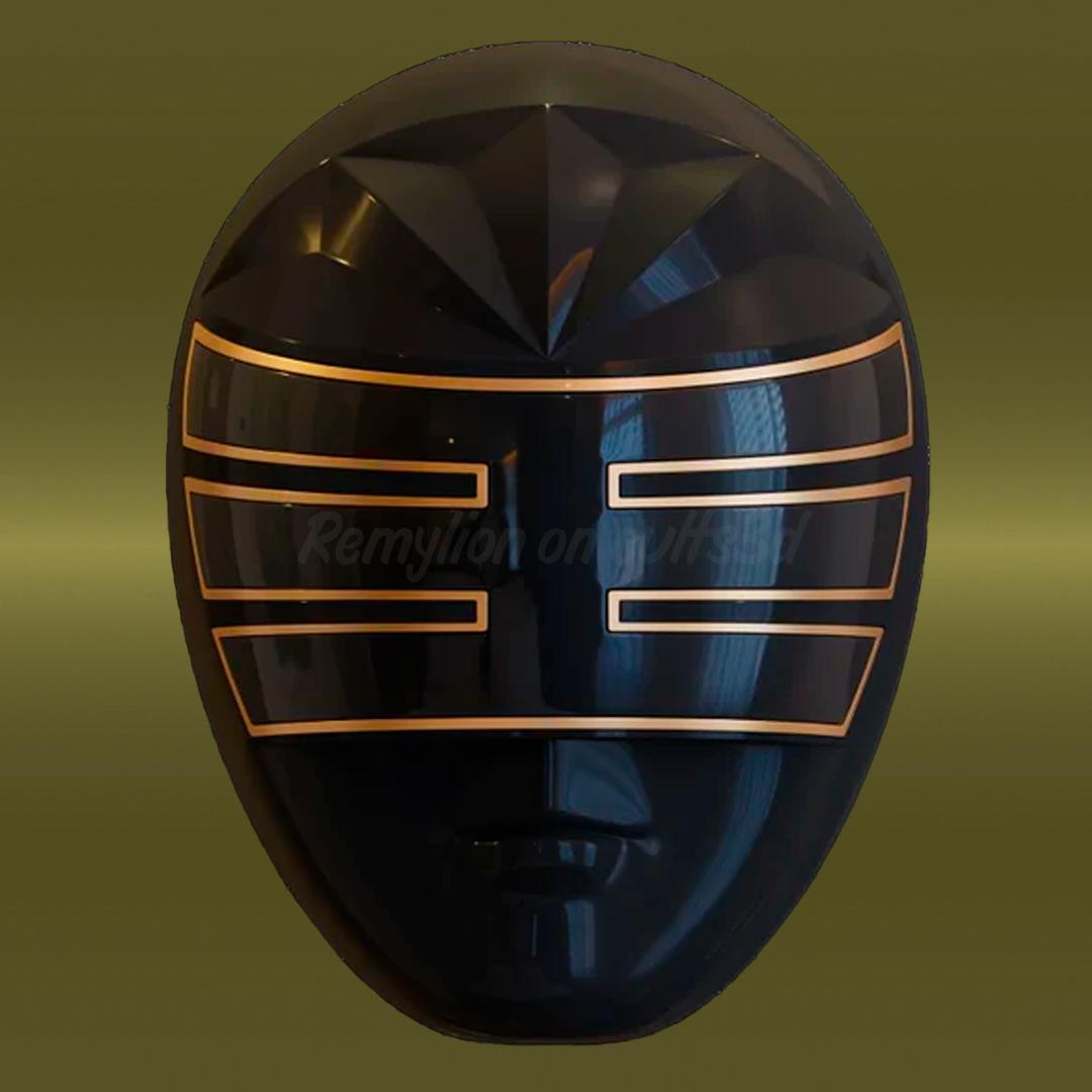 casco puissance ranger zeo or noir stl casque 3D print model - Mito3D