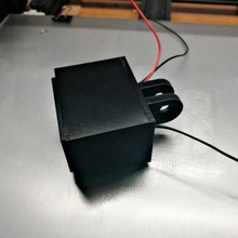 caso 12v - termometro digitale di montaggio strumento recinto il sensore temperatura l'elettronica 3d print model - Mito3D