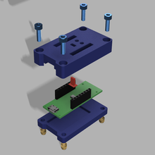 case arduino nano v30 integrate nrf24l01 gadget 3d print model - Mito3D