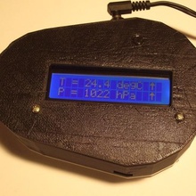 Fall, barometer, thermometer gadget barometer Tendenz mini maxi 3d print model - Mito3D