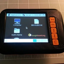 caso beaglebone pannello lcd gadget 3d print model - Mito3D