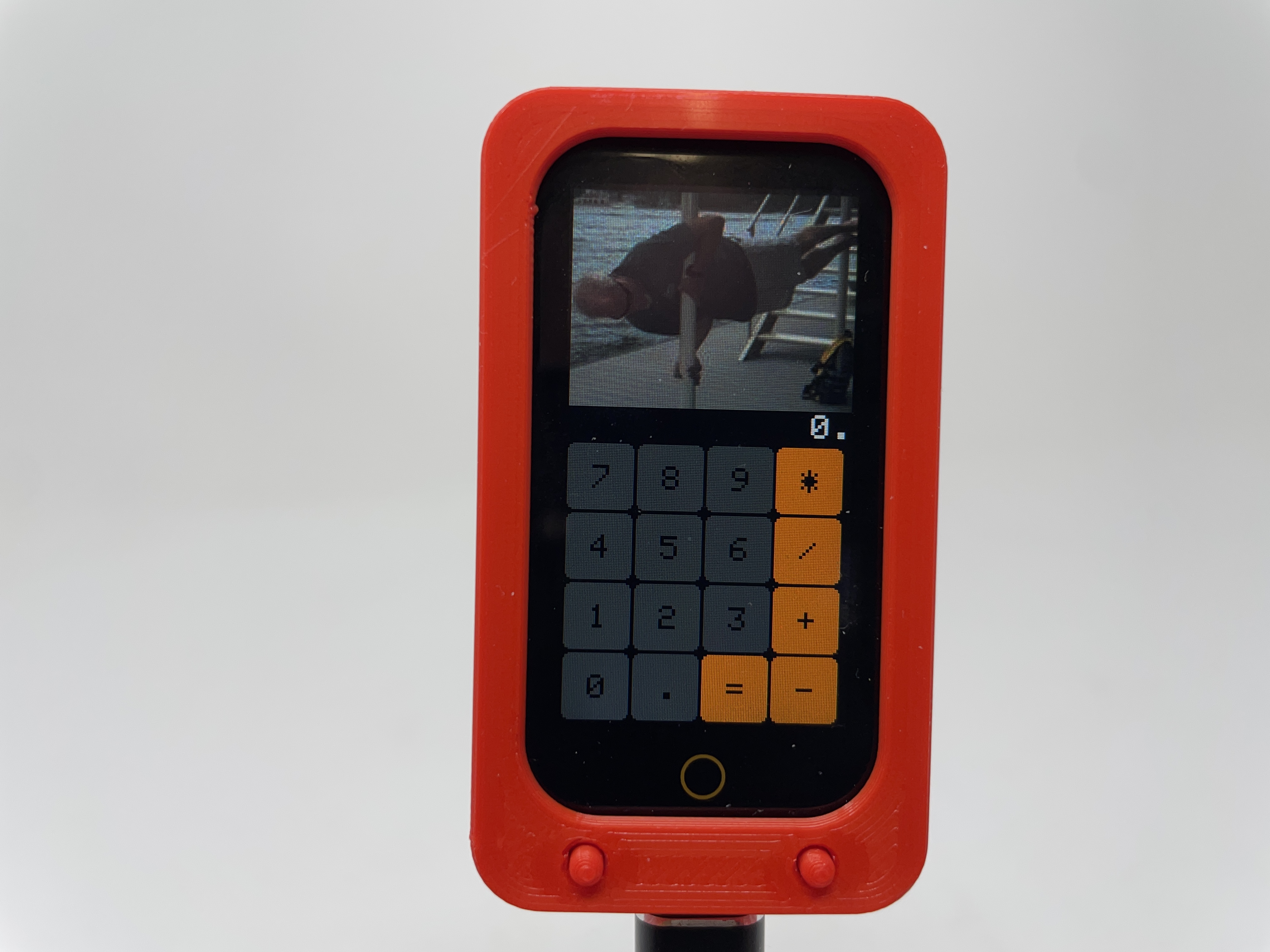 caso funda calculadora Lilygo t display s3 toque desarrollo tablero autodesk fusión 360 ultimaker 3D print model - Mito3D