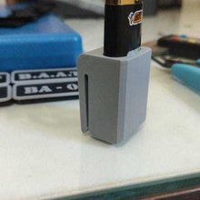 caso clip mini accendino gadget capa isqueiro più leggero modulare bic 3d print model - Mito3D
