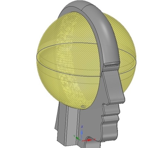 caso lámpara de escritorio 3d listo para imprimir casa eléctrico la costura hechos a mano cnc los niños sala juegos muebles el diseñador del cuerpo techno bola sólido hobby mesa-lámpara 3d-impresión cabeza parte 3D print model - Mito3D