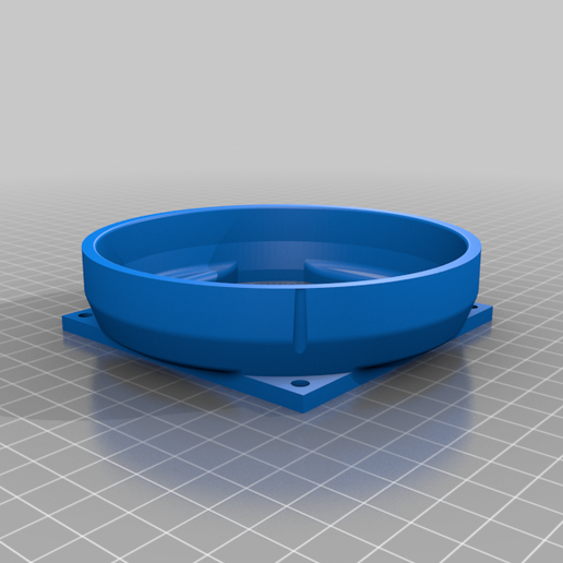 Astuccio guaina fan 4 parete singola sfogo tubo adattatore 3D print model - Mito3D