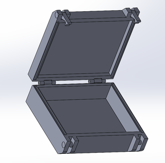 Cas gaine attache espace rangement boîte 3d print model - Mito3D