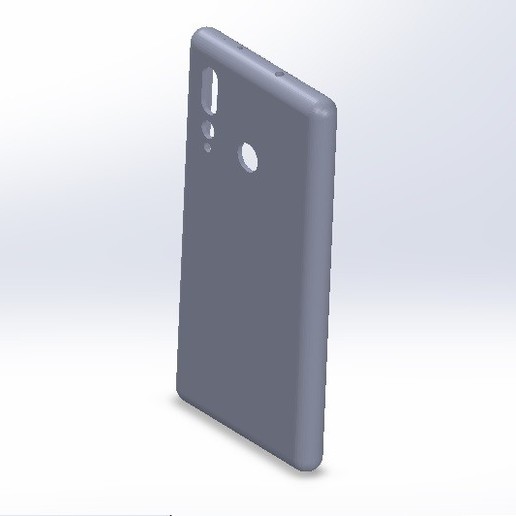 caso huawei nova 4 cellulare moda il sacchetto 3D print model - Mito3D