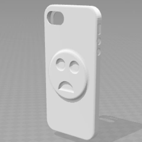 caso iphone 5 smiley 2 gadget 3D print model - Mito3D