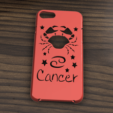 Fall iphone 7 8 Krebs-Zeichen verschiedene - Befestigungen Fällen cover Dekorative design Telefon joseph smartphone einzigartig cas Beutel Gehäuse Krebs sign zodiac 3d print model - Mito3D