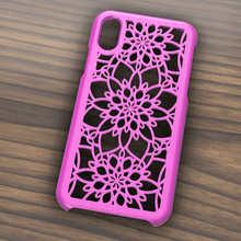 caso iphone x xs fiori vari infissi casi il coperchio decorativo design telefono giuseppe smartphone unico cas sacchetto involucro 3d print model - Mito3D
