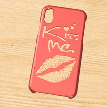 caso iphone x xs kiss me vari infissi casi il coperchio decorativo design telefono giuseppe smartphone unico cas sacchetto involucro bacio amore 3d print model - Mito3D