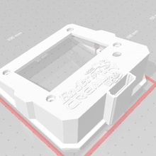 cas moldura visière paga gabinete ender 3 pro creality suporte para micro sdd de l'architecture 3d print model - Mito3D
