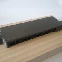 Fall Mantel montieren Anker USB Nabe Gadget 30 Gehäuse 3d print model - Mito3D