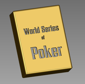 caso funda póker tarjetas caja juego tarjeta mundo serie almacenamiento 3d print model - Mito3D
