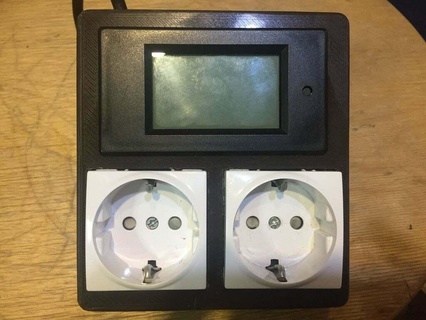 case power meter pzem-021 cases electronics 3d print model - Mito3D