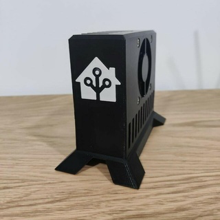 caso funda frambuesa pi 4 ssd m2 hogar casa asistente caja 3d print model - Mito3D