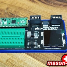 case raspberry pi pico explorer base pimoroni 3d print model - Mito3D