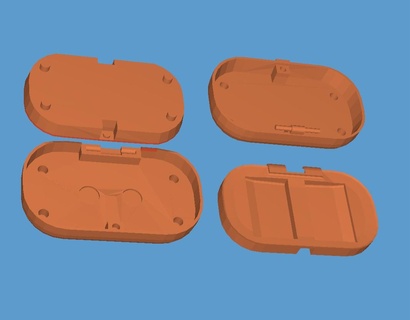 caso bainha quadrado pequeno 3d print model - Mito3D