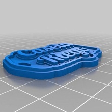 caseta riego customized keychains 3d print model - Mito3D